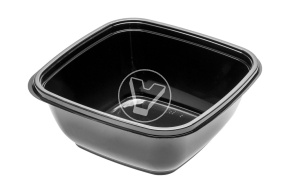 Container SpK-1616, 750 ml, black (K450, F75), StirolPlast