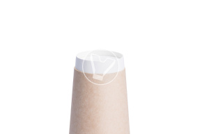 Cтакан бумажный 400 мл, крафт, двухслойный, d 90 мм