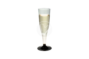 Champagne goblet "Flute", 180 ml, (on short stem)