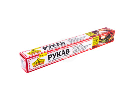 РУКАВ для запекания, 30 см*3 м, 12 мкм, с клипсами в комплекте, «ГОРНИЦА»