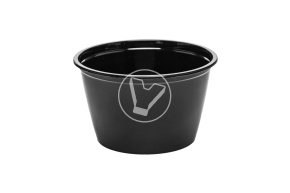 Контейнер суповой К144, 750 мл, черный, без крышки