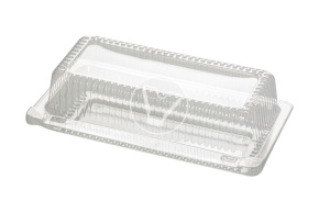 Container RK-19, 400 ml, with high lid, transparent