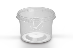 Jar with lid, transparent, d 118 mm, 550 ml