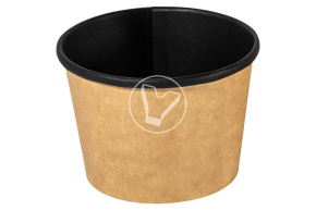 Soup bowl OneBowl, 380 ml, black, without lid