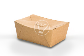 Universal box, 600 ml, for noodles, second dishes and trimmings, "ECO FOLD BOX"