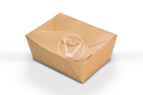 Universal box, 600 ml, for noodles, second dishes and trimmings, "ECO FOLD BOX"