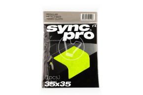 Салфетка из микрофибры с длинным ворсом 30*30, 320 гсм, SyncPro (салатовая)