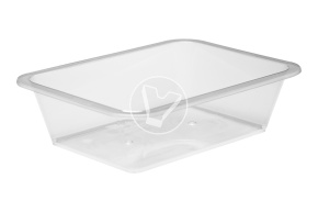 Sealing container, transparent, 187*137*50 mm, 700 ml
