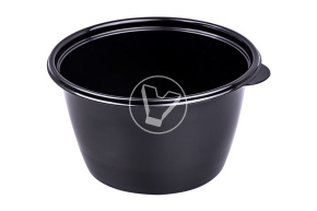Soup container K144, 750 ml, black