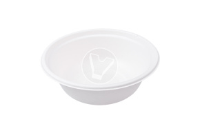 Deep plate, white, 500 ml, diameter 155 mm, Verde Vita