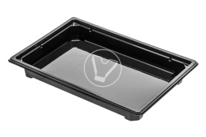 Sushi bottom SpK-19, black, 188*134*25 mm