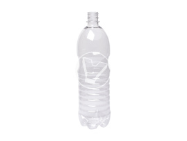 Narrow neck bottle, without cap, transparent, 1500 ml
