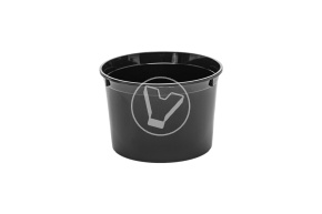 Soup container PL, 500 ml, d 112 mm, with lid, black
