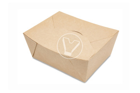 Контейнер универсальный для лапши и вторых блюд ECO FOLD BOX, 900 мл, 168*132*53 мм