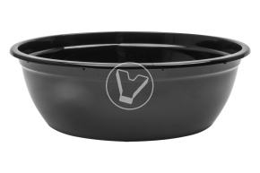 Soup container K144, 375 ml, black, without lid