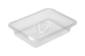 Sealing container, transparent, 187*137*36 mm, 570 ml