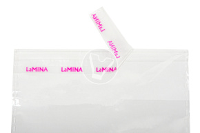 Transparent bag with adhesive tape, 16*25 cm, 25 microns