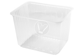 Container 2000 ml, 179*132*125 mm, transparent, Cyclyc