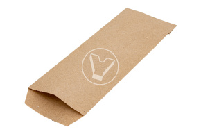 Bag for flat-bottomed devices, 80*220 mm, kraft