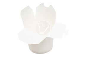 Paper container for noodles "China Box", white, 700 ml