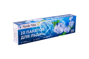 Ice cube bags, 10 pcs/pack, 240 cubes