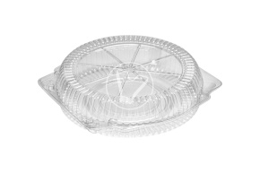 Packaging for pie with a low lid, T-200, IP 52, diameter 200 mm