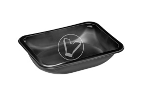 Sealing container, black, 187*137*36 mm, 615 ml