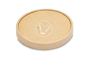 EcoSoup paper lid, d 116 mm, for craft soup bowl 760/960 ml