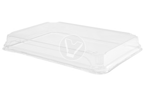 PET lid for Pratico container, 256*182*24mm