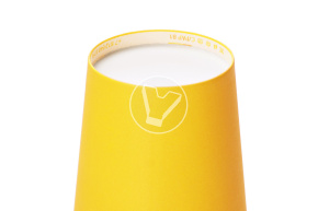 Стакан 350 мл, желтый, d 90 мм, Лига Пак