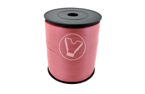 Decorative ribbon, red, width 5 mm, 500 m