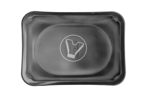 Sealing container, black, 187*137*36 mm, 615 ml