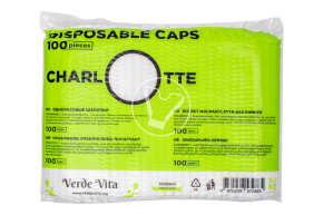 Шапочка "Шарлота", белая, 21 см, Verde Vita