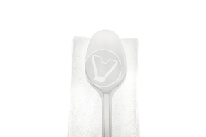 Set "Economy" 2/1, white (tablespoon, white napkin)