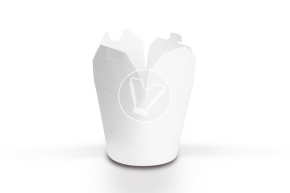Paper container for China Box noodles, white, 750 ml