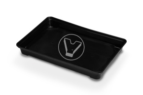 Bottom for sushi SpK-25 without lid, black 