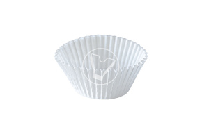 Baking cup, 7A-45W, white, d 50 mm, height 30 mm, 1000 pcs/pack