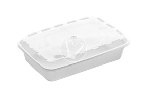 Container 830 ml with lid, 1 section