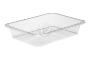 Sealing container, transparent, 187*137*36 mm, 570 ml