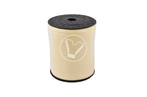 Decorative ribbon, champagne, width 5 mm, 500 m