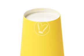 Стакан 400 мл, желтый, d 90 мм, Лига Пак