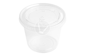 Lid for gravy boats 80/125 ml, d 74 mm, PET, Cyclyc