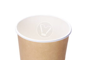 Paper cup 350 ml, red, d 90 mm