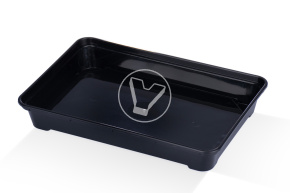 Спк-19 дно для суши, без крышки, черное ПП Премиум