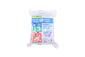 Kitchen sponge, size L, 5 pcs/pack, Mr. Bulk