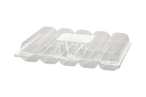 Container RK-25 C5 with five compartments, transparent