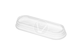 Plastic lid for dessert container "Limoncello", oval, 5079/1