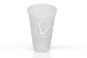 Cup 400 ml, for hot drinks, transparent, PP