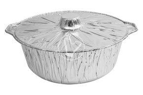 Форма алюминиевая "Кастрюля" с крышкой Y338, 4800 мл, 328*115 мм, Lamina