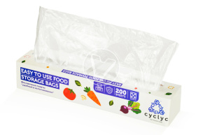Produce plastic bag in a roll, 25*35cm, 250pcs, transparent Cyclic